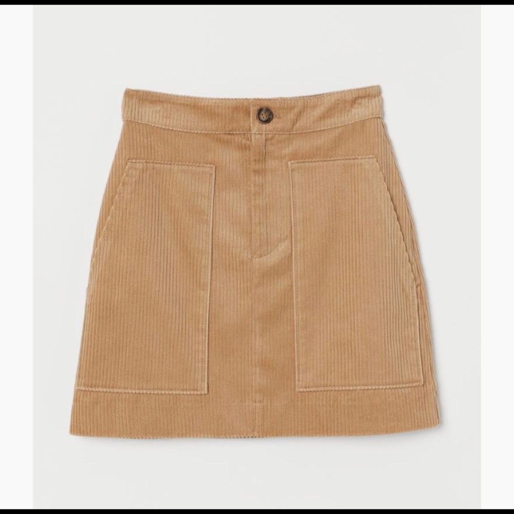 H&M corduroy skirt